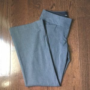 Express wide waistband size 8R Editor pants (Gray)
